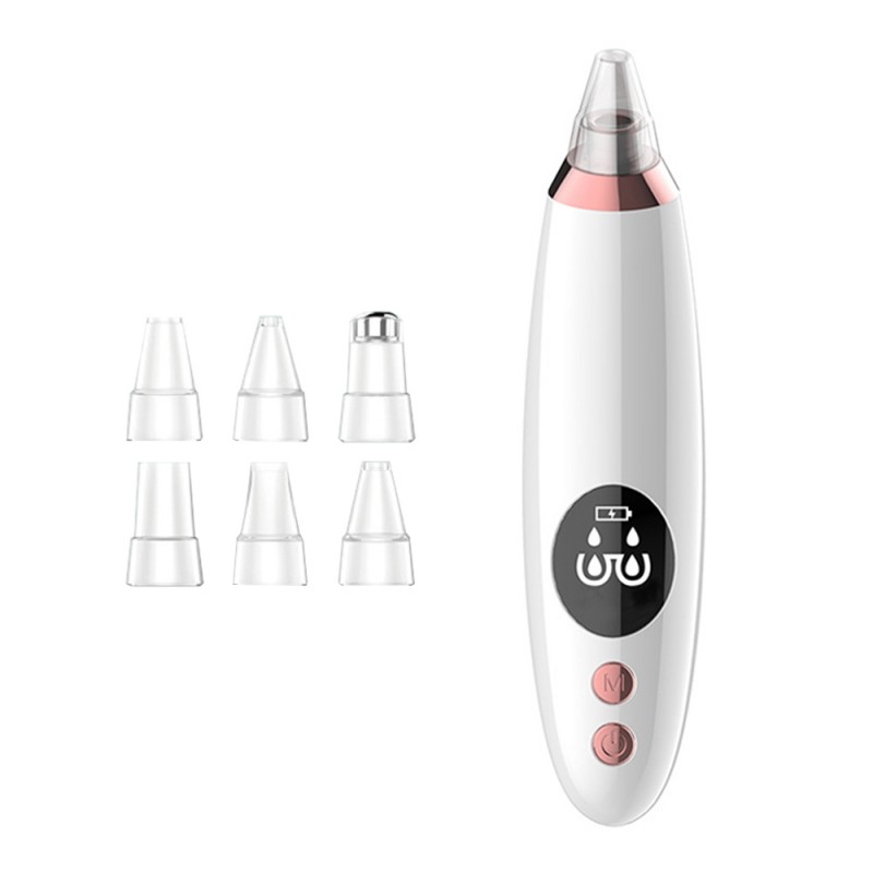 Meidong Blackhead Remover Pore Vacuum Cleaner Facial Electric Blackhead Extractor Kit Black Head Remover Tool USB Rechargeable with 3 Adjustable Suction Power